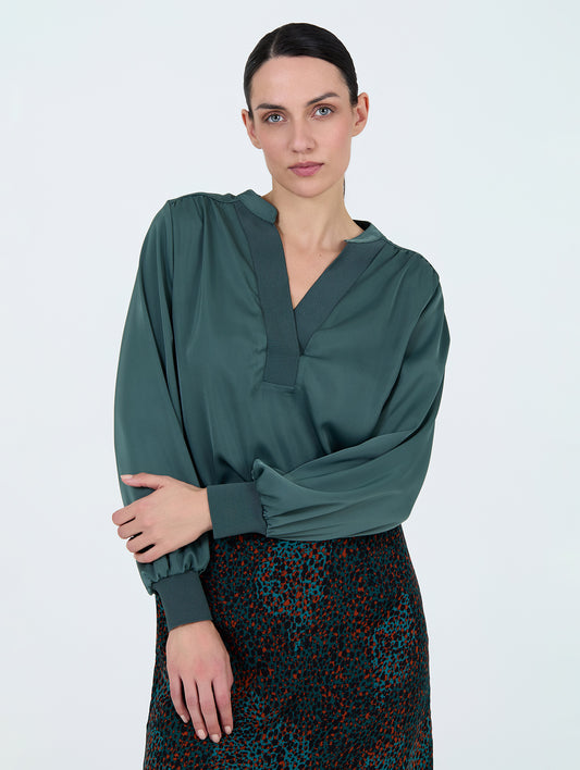 Teal Blouse