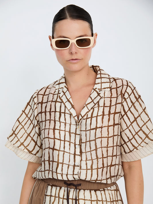 Check blouse