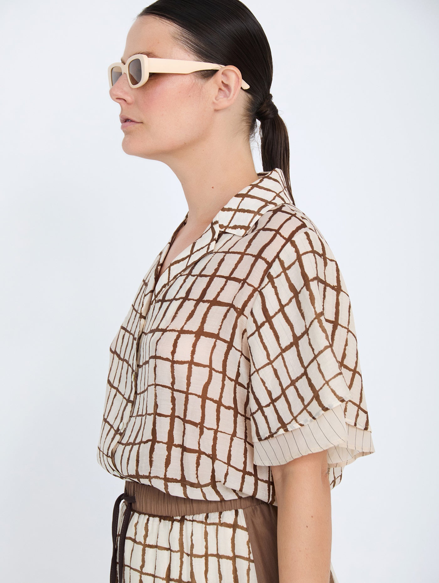 Check blouse