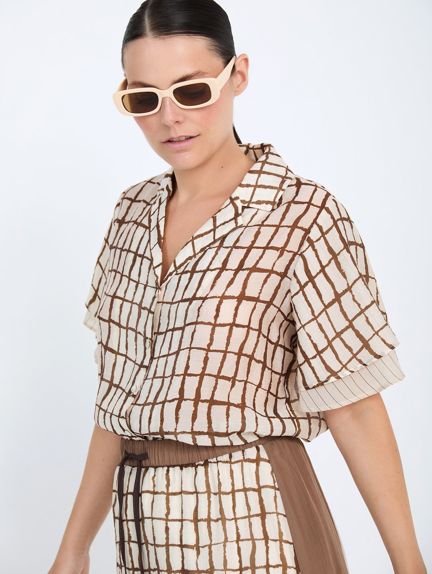 Check blouse
