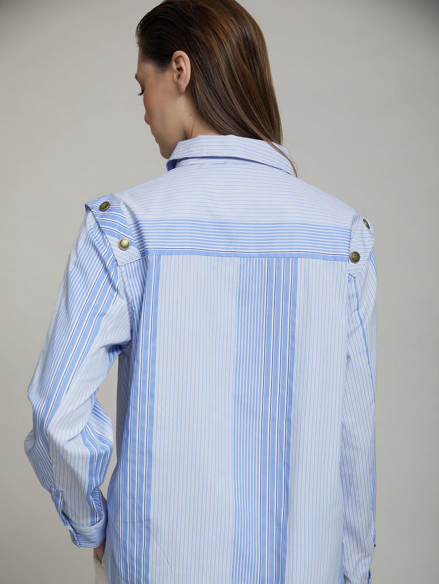 Blue Pinstripe Shirt