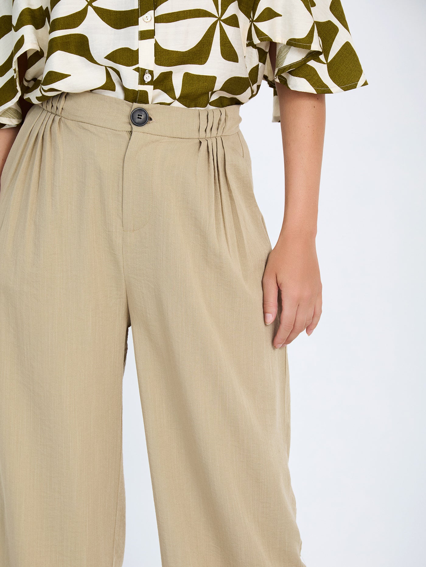 Soft Khaki  trouser
