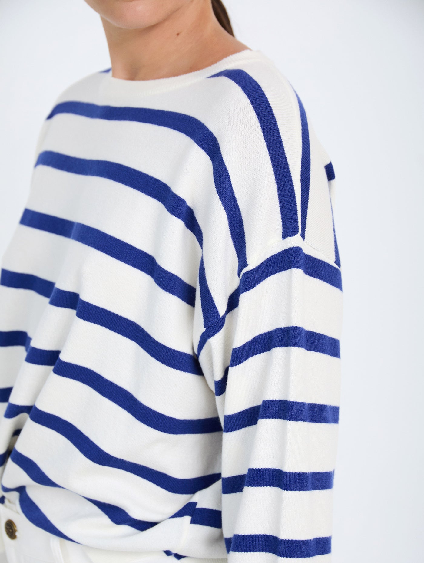 Mai Stripe Jumper - Marine