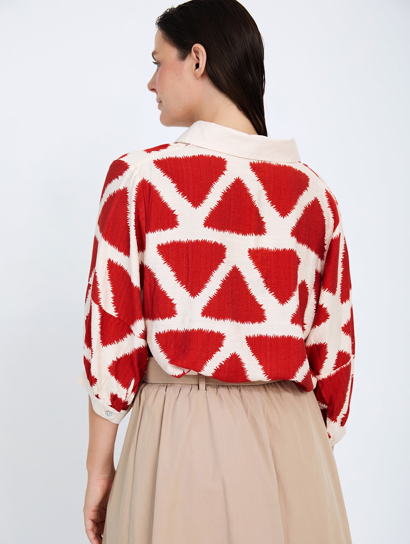 Tandori & Cream Blouse