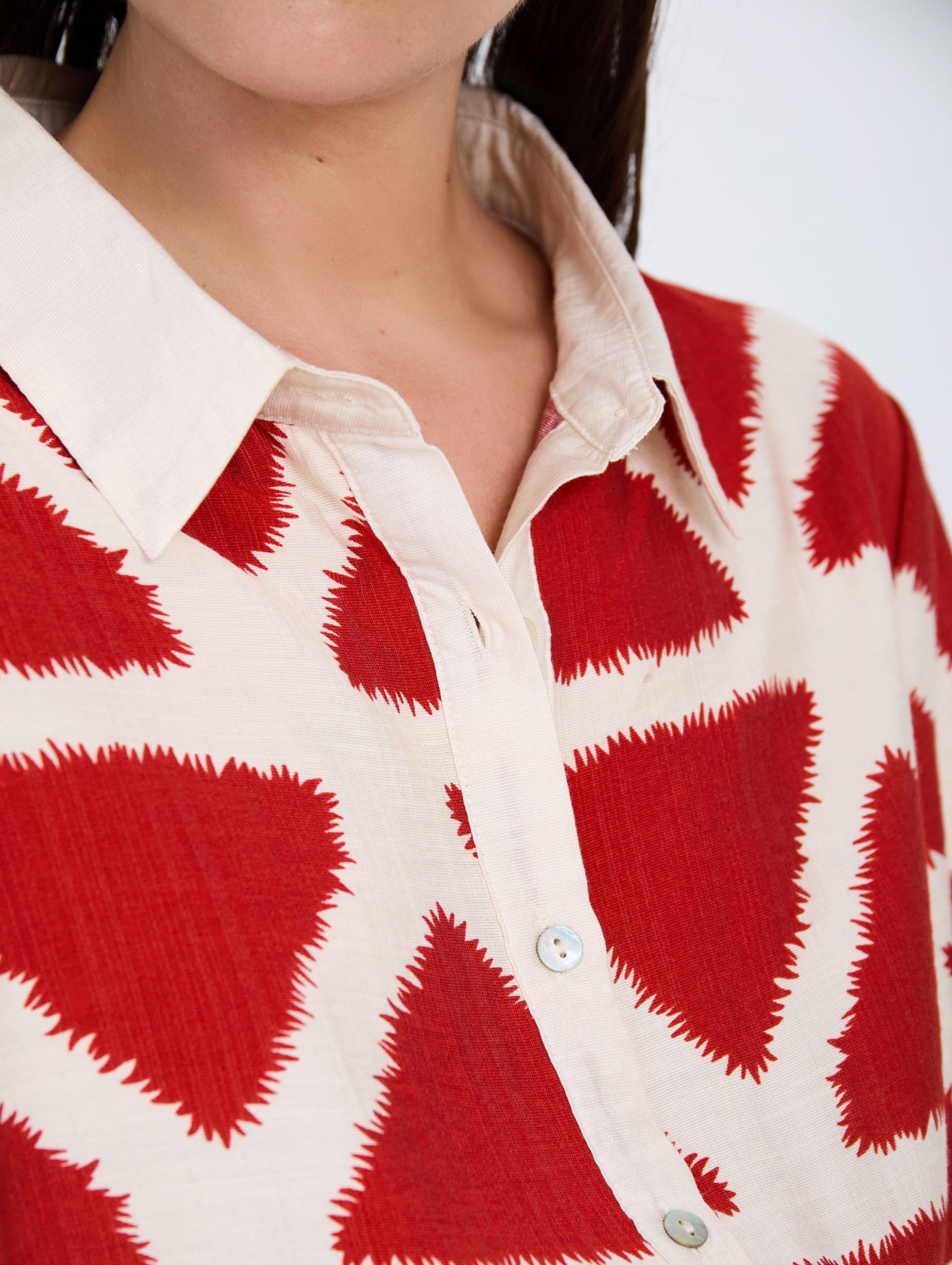 Tandori & Cream Blouse