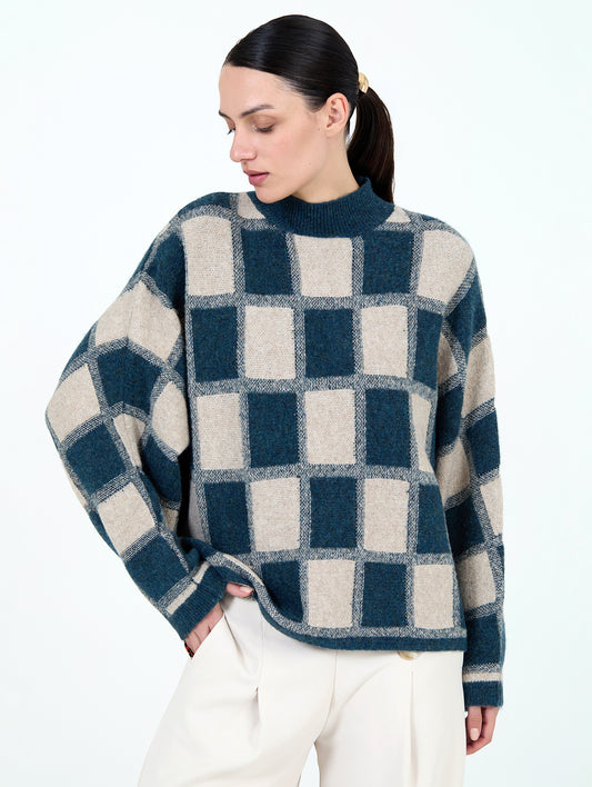 Square Knit Jumper