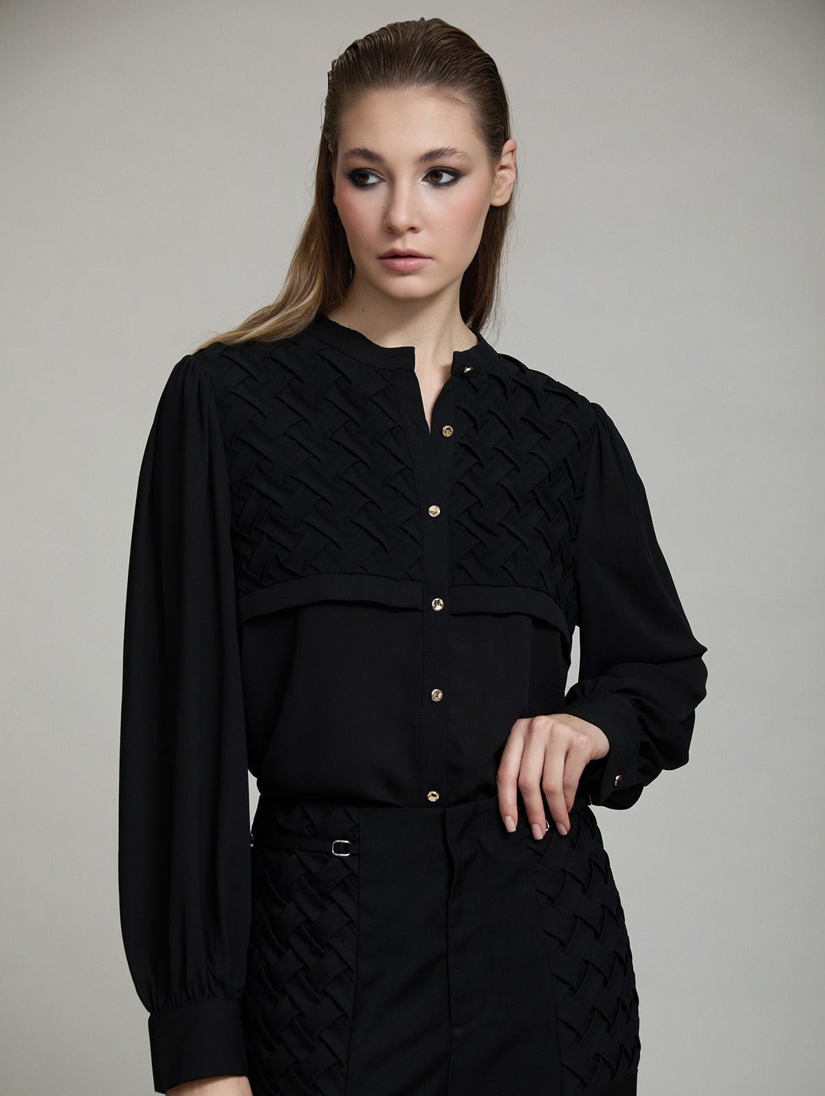 Skatie Black Blouse