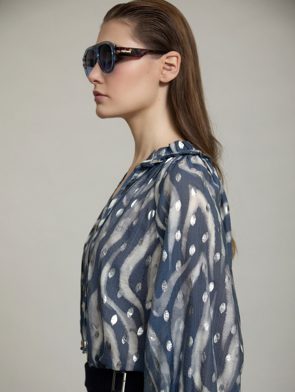 Silver/Grey Skatie Blouse