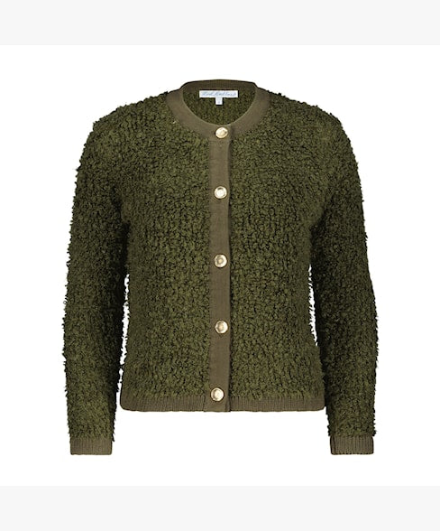 Boucle Jacket - Khaki