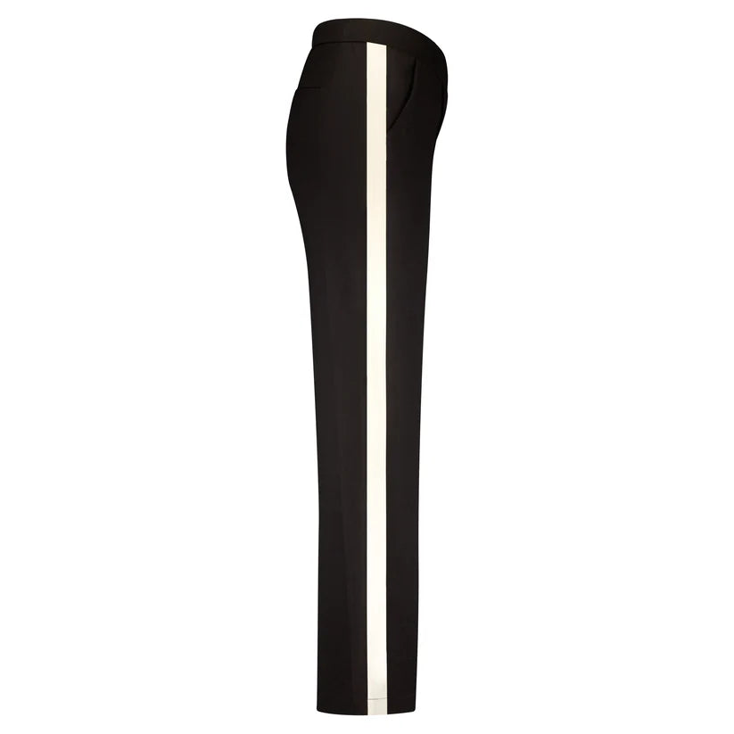 Colette Punta Stripe Trouser - Black