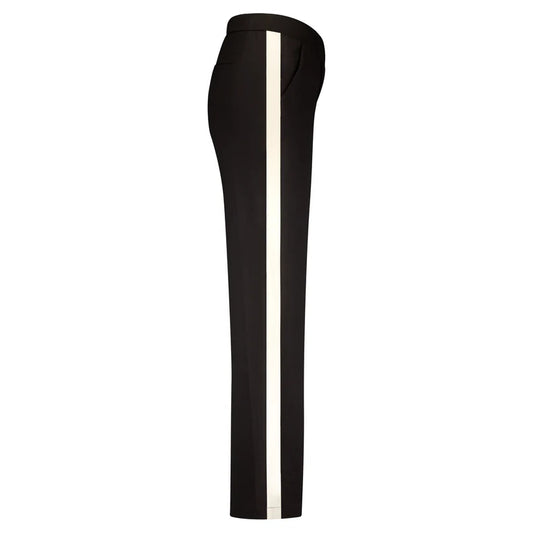 Colette Punta Stripe Trouser - Black