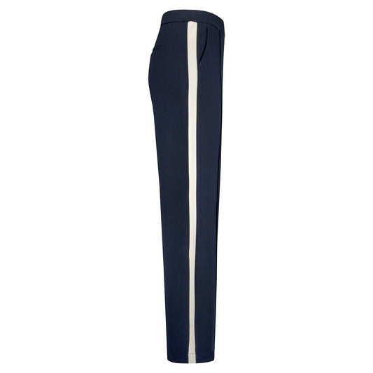 Colette Punta Stripe Trouser - Navy