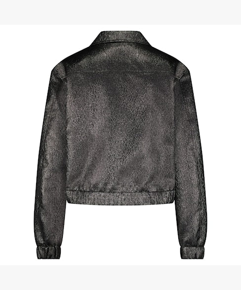 Metallic Bomber Jacket