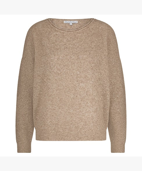 Boat Neck Sweater - Latte