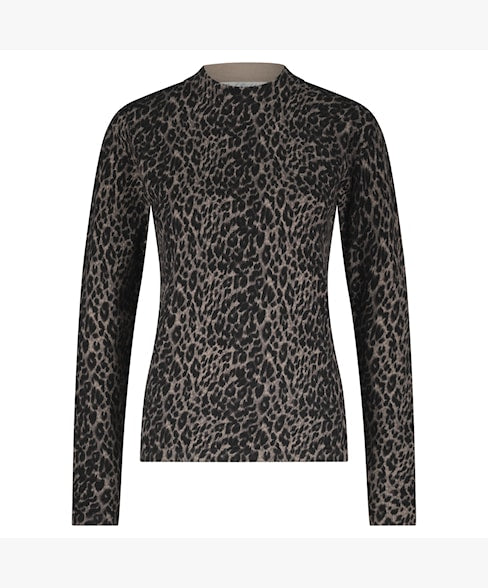 Sweet Animal Print Jumper  - Black