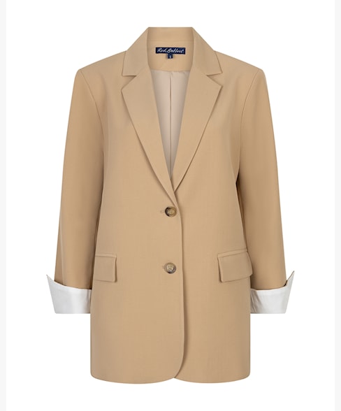 Oversized Sand Blazer