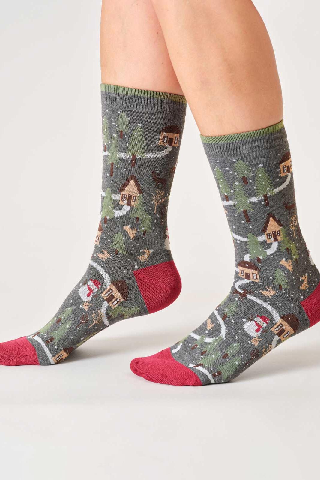 Bamboo Socks in a Box - Winter Wonderland