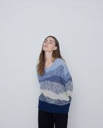 Alpaca Sweater - Blue