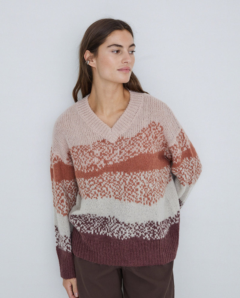 Alpaca Sweater- Pink