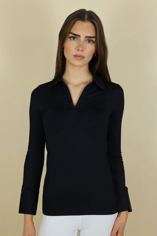 Anna Layering  Shirt - Black