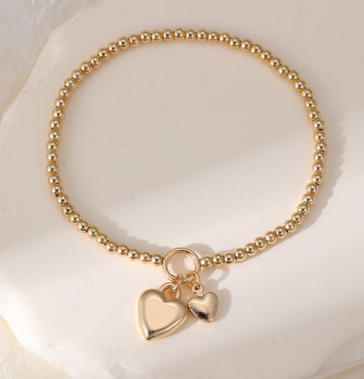 Double Heart Bracelet