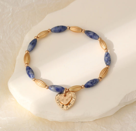 Blue & Gold Bracelet