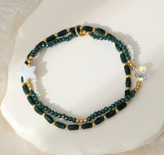 Green Double bracelet
