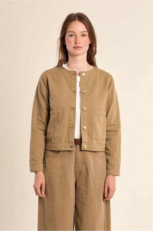 Khaki Denim Jacket