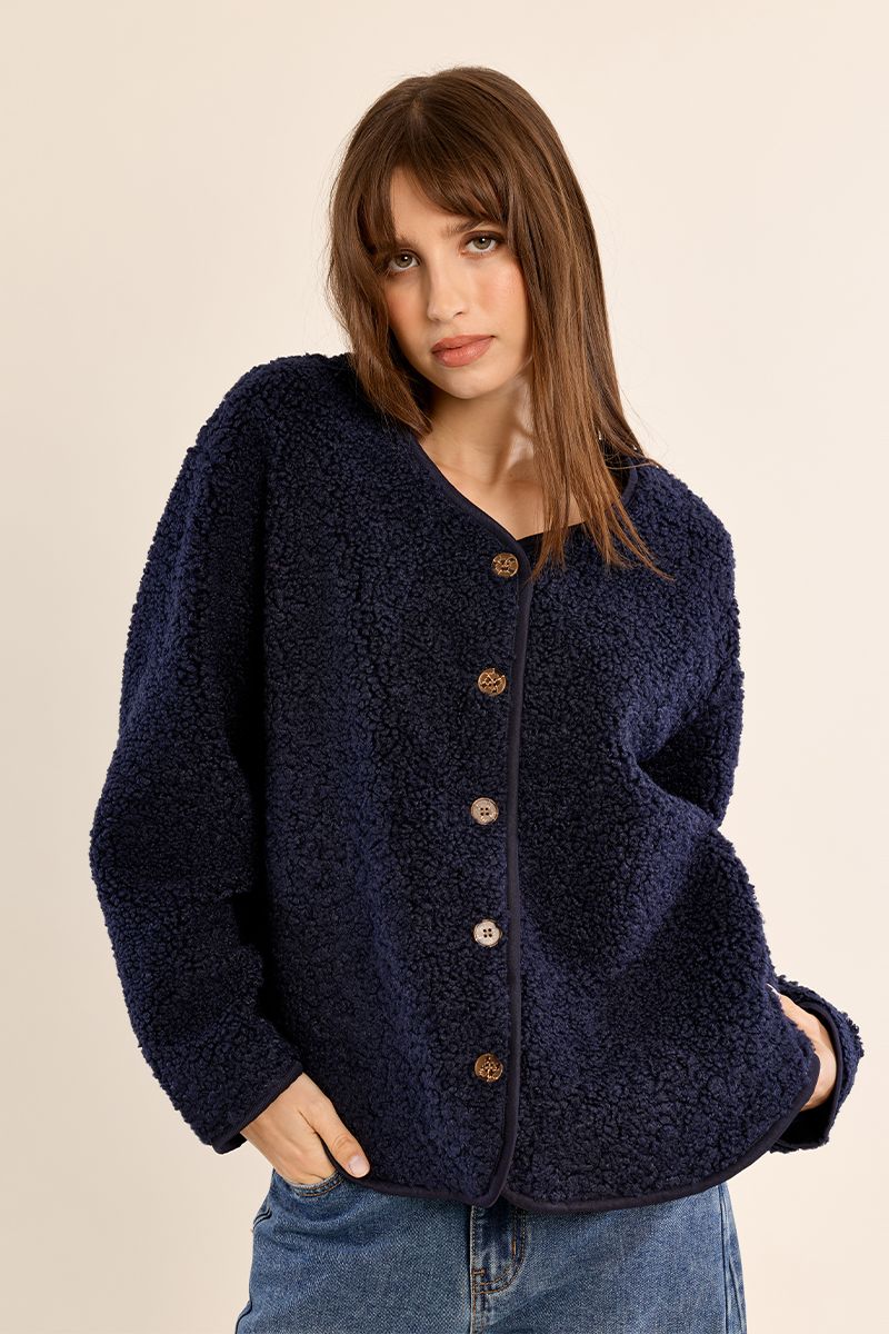 Molly Bracken Navy Fleece