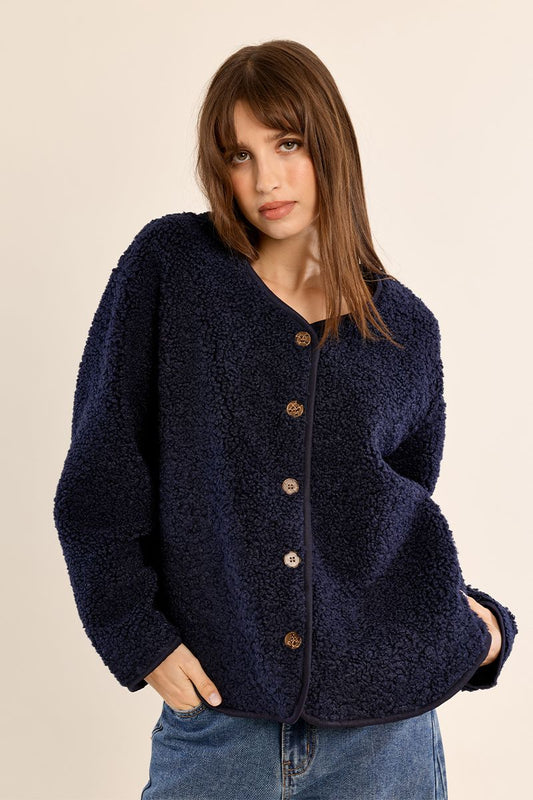 Molly Bracken Navy Fleece