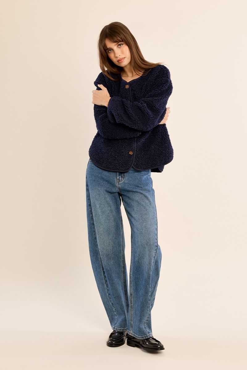 Molly Bracken Navy Fleece