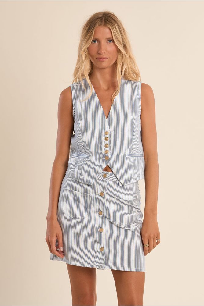 Stripe Waist Coat from Molly Bracken