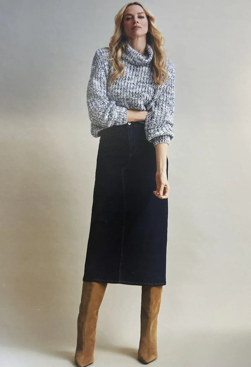 Dark Denim Skirt