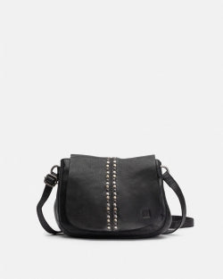 Hancock Leather Crossbody  - Black