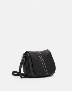 Hancock Leather Crossbody  - Black