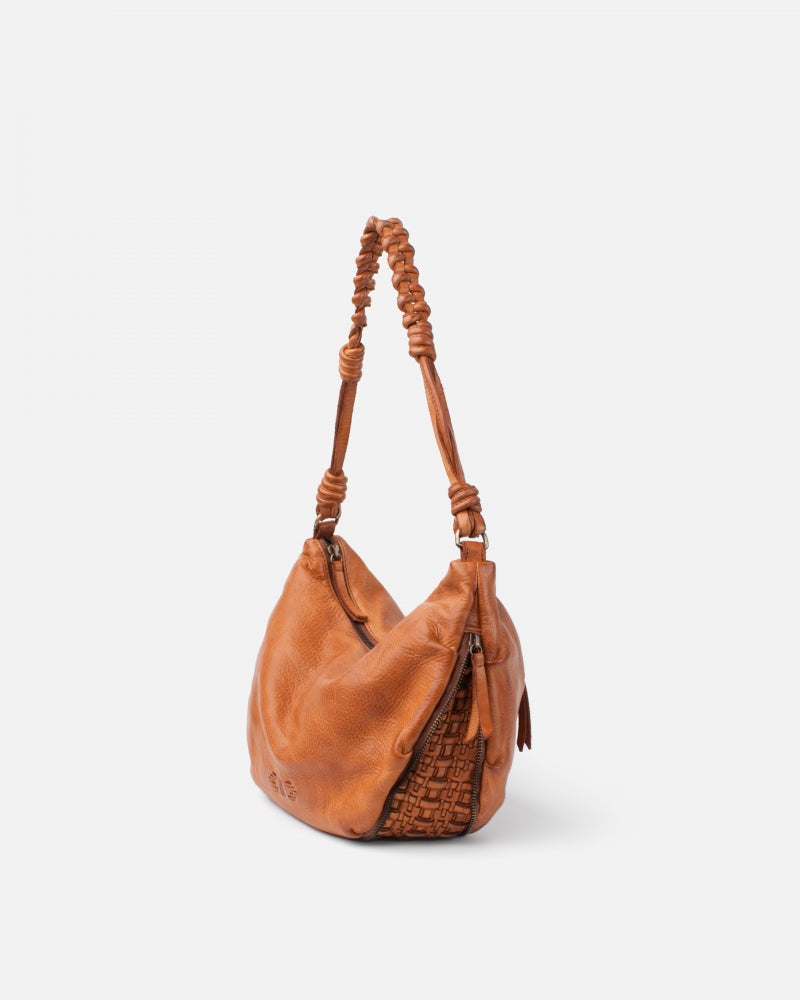 Niland Leather Shoulder Bag - Tan
