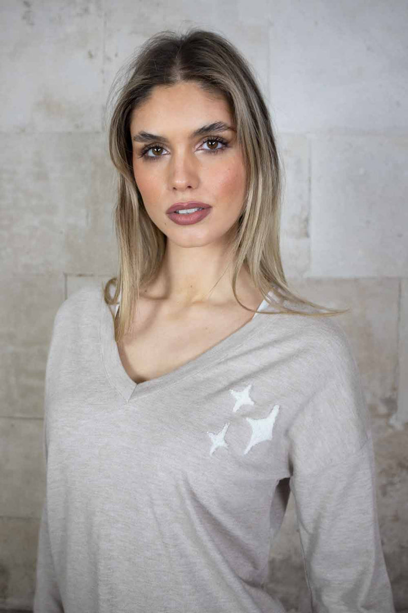 Star Knit  - Taupe