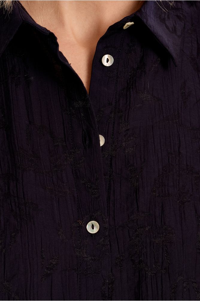 Midnight Blue Blouse