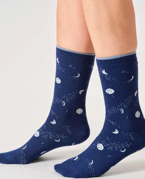 Bamboo Socks in a Box - Navy