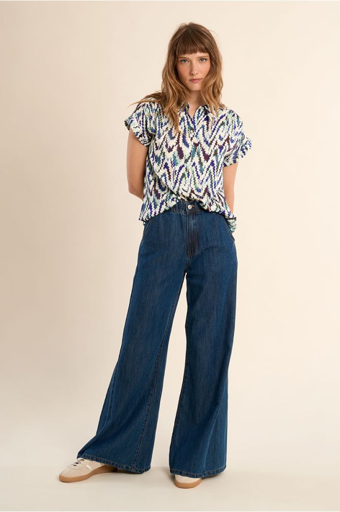 Blue Wave Blouse