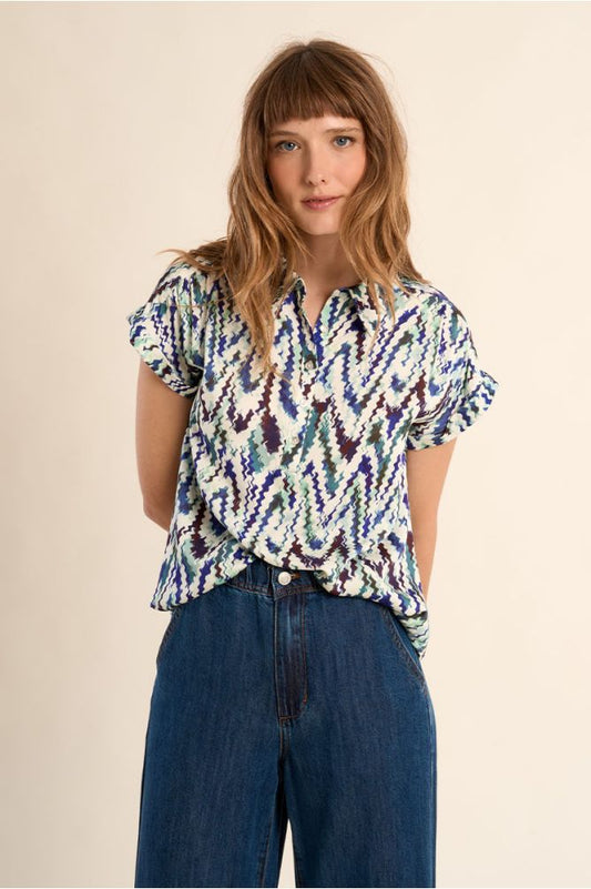 Blue Wave Blouse