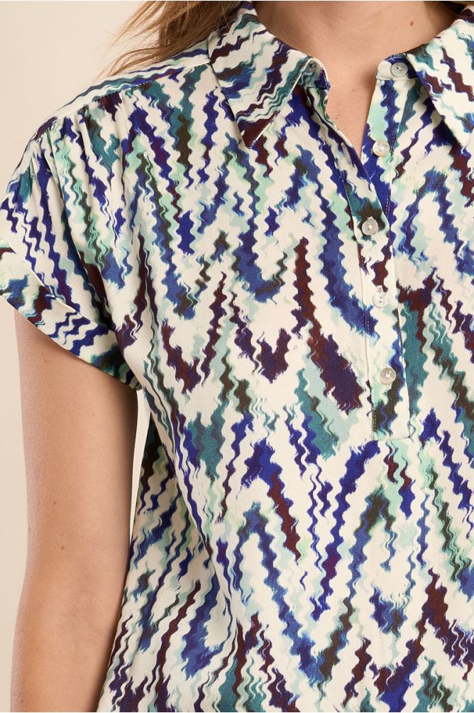 Blue Wave Blouse