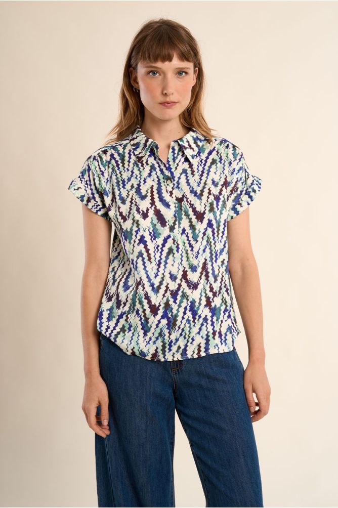 Blue Wave Blouse