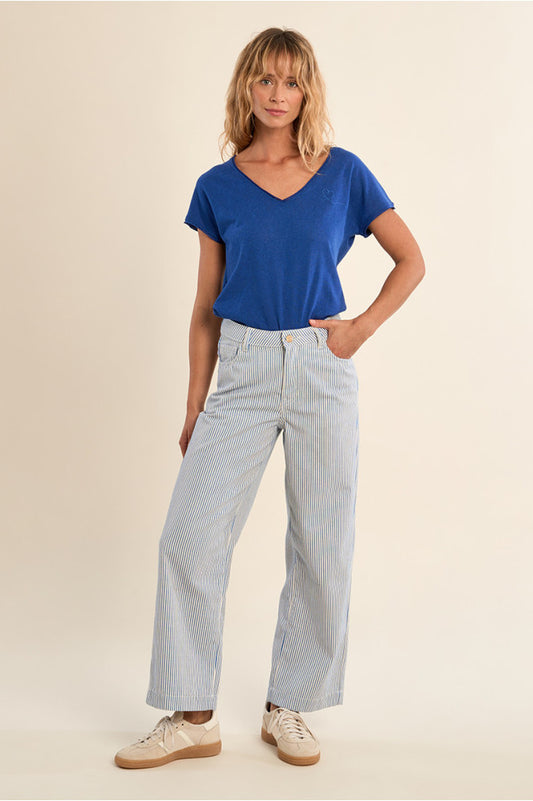 Stripe Jeans from Molly Bracken