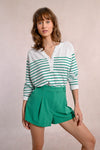 Emerald Stripe Jumper