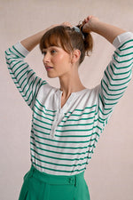 Emerald Stripe Jumper