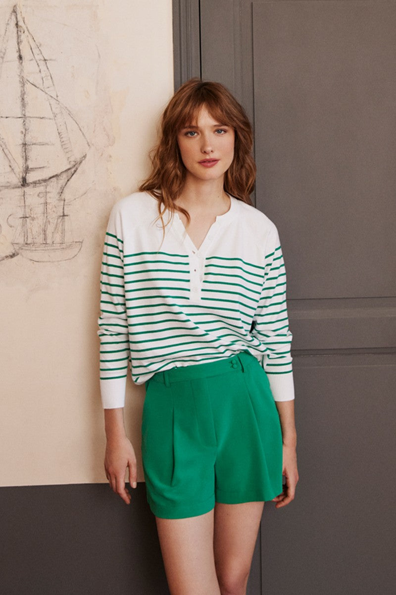 Emerald Stripe Jumper