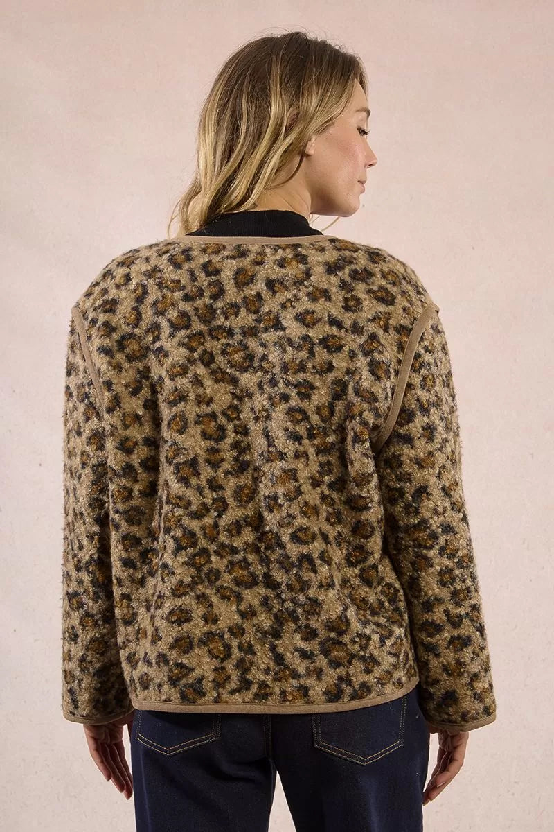 Animal Print Cardigan