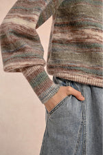 Tie & Dye Striped Knit