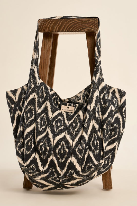 Ethnic Print Tote Bag